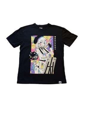 Gamersupps Artist Anime Graphic T-Shirt Black Size Medium
